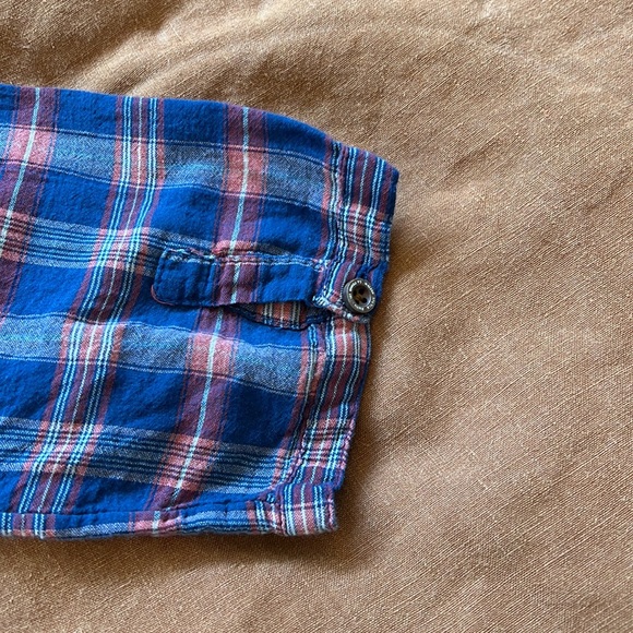 Maison Scotch Plaid blouse with fringe, 1 - Picture 5 of 8